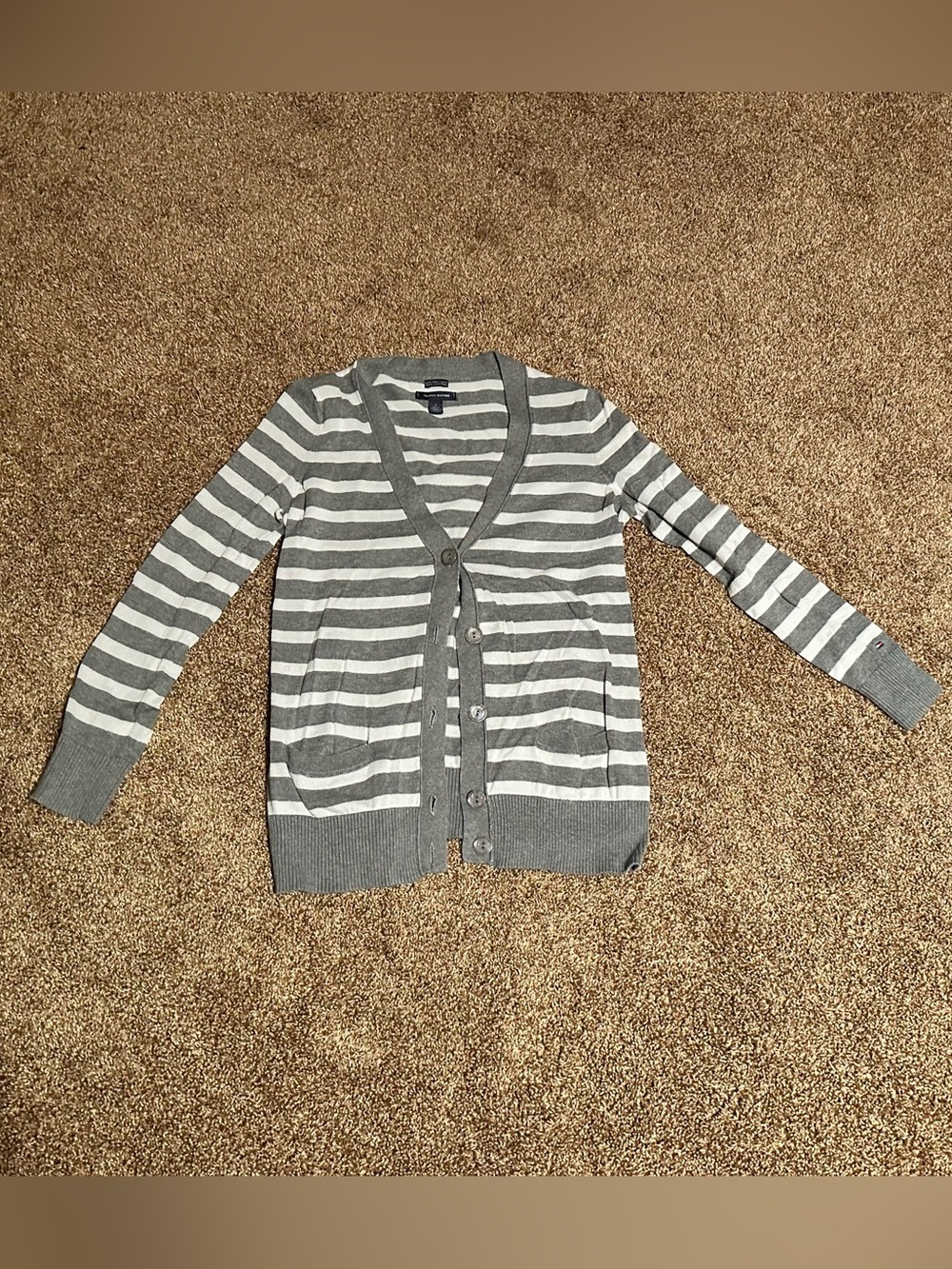 Tommy Hilfiger Striped Cardigan size Medium